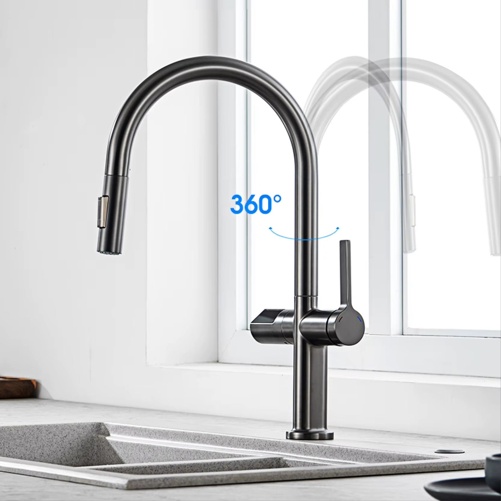 Rovion SenseFlow Pull-Down Smart Faucet