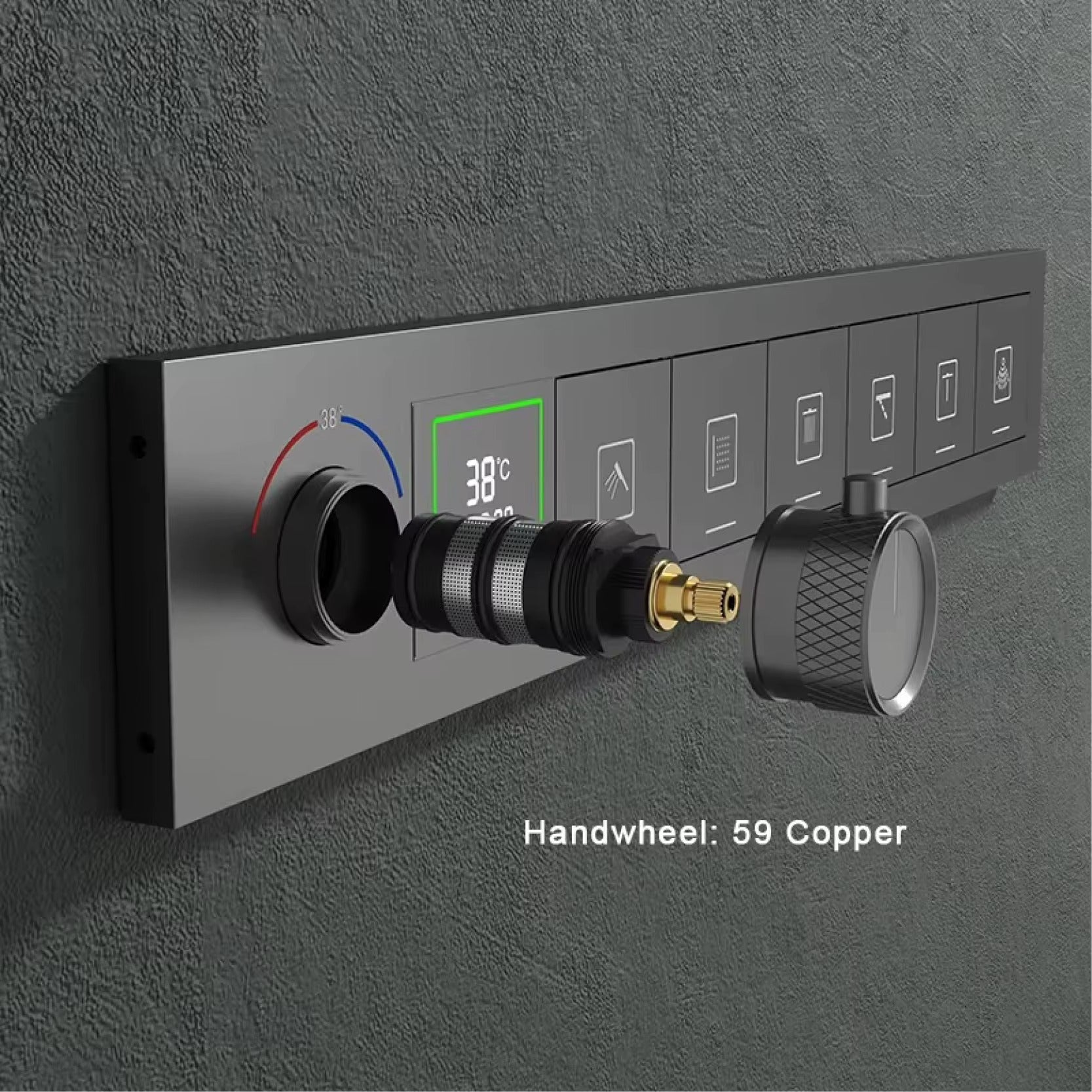 Rovion Enigma Concealed Smart Shower System