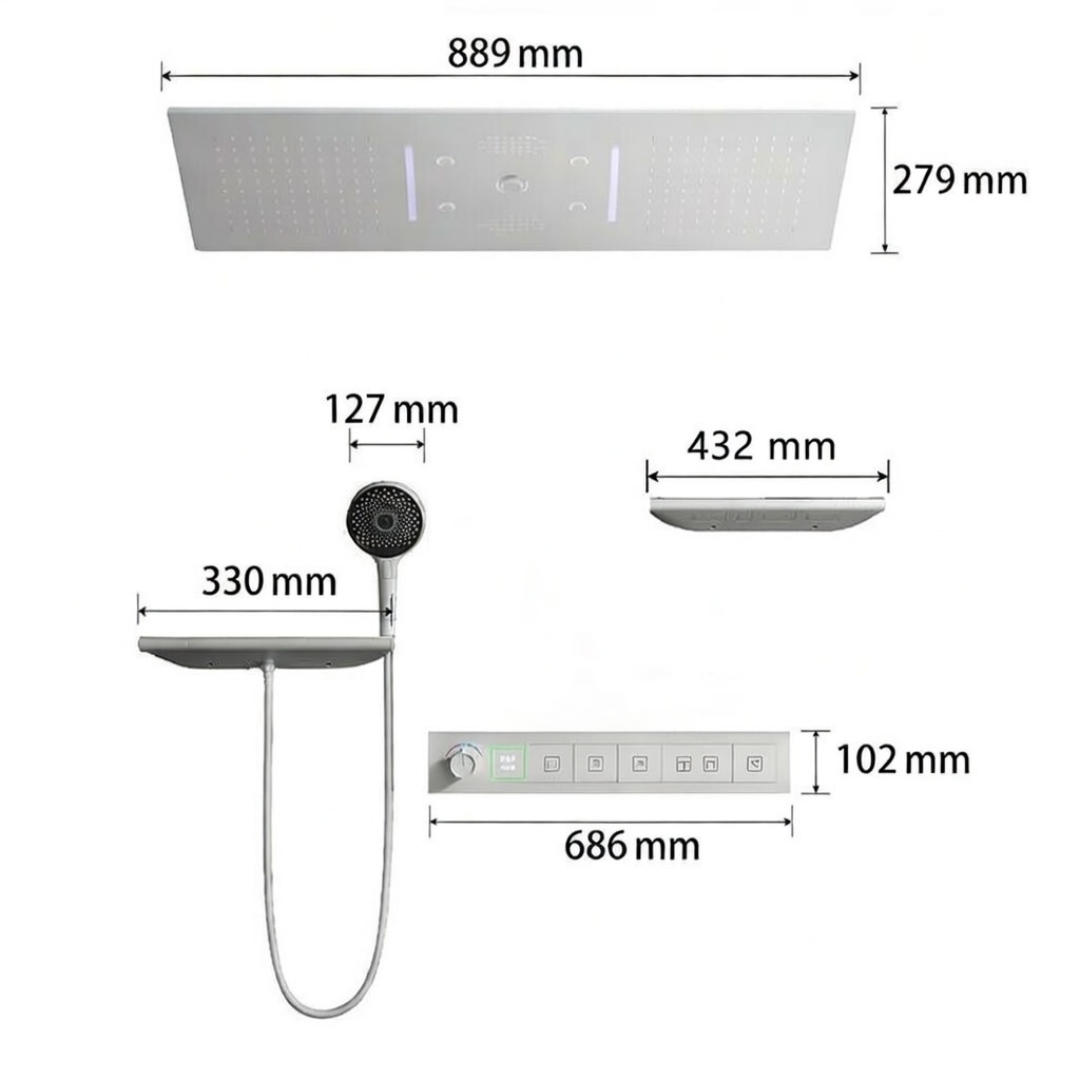 Rovion Enigma Concealed Smart Shower System